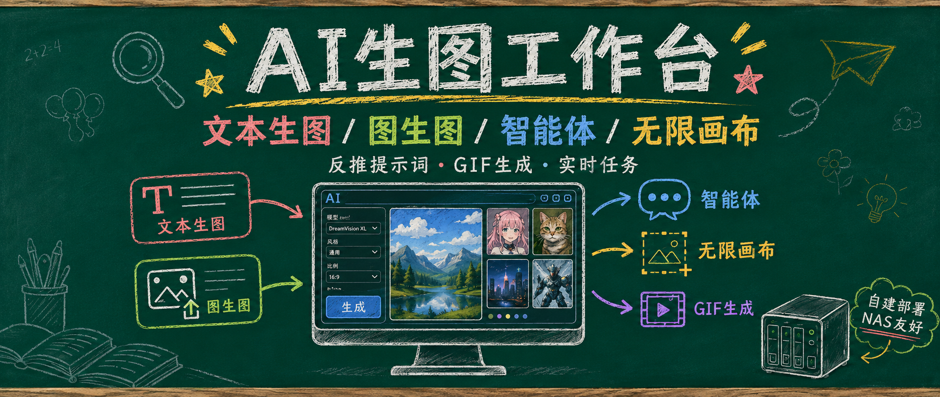 长期玩 AI 生图，真建议你在 NAS 上部署这个工具，省心太多了