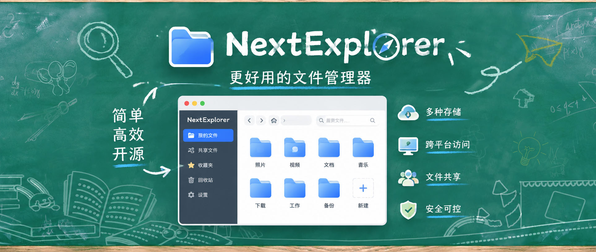 让你的NAS更好用。Docker部署一个更轻、更现代的文件入口NextExplorer